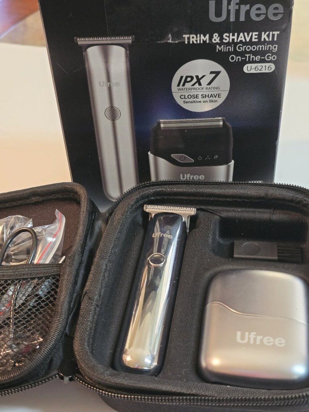Ufree Beard Trimmer Cordless Electric Razor Shaver Grooming Kit u 6216 New